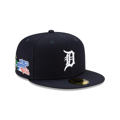 Sapca New Era Detroit Tigers MLB State Flower 59FIFTY Fitted - Albastri